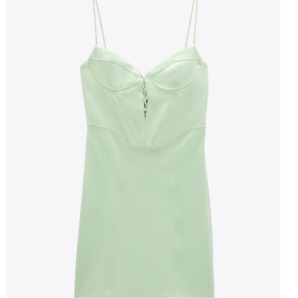 BNWT Zara Corset Style Dress Sz S - Picture 9 of 10